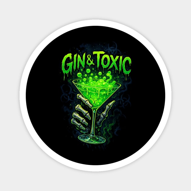 Gin & Tonic / Gin & Toxic Magnet by Dr. Cork